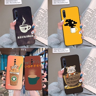 เคสโทรศัพท์มือถือนิ่ม พิมพ์ลายกาแฟ สําหรับ Realme 2 A5 Q 3 5 5i 6i 5S 6 Pro 37TFB