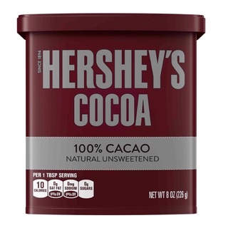 Hershey​ โกโก้แท้100%ไม่มีน้ำตาล​ โกโก้คี​โต​ ผงโกโก้​ โกโก้เข้มข้น