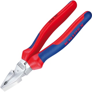 คีมรวม KNIPEX NO.02 05 180 High Leverage Combination Pliers (180mm.) [ Gear Garage by Factory Gear ]