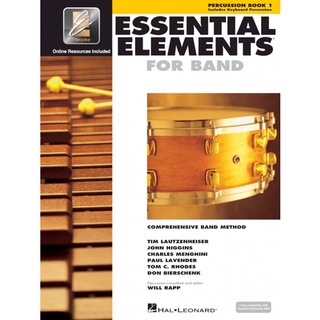 หนังสือเรียนดนตรี ESSENTIAL ELEMENTS FOR BAND – PERCUSSION BOOK 1