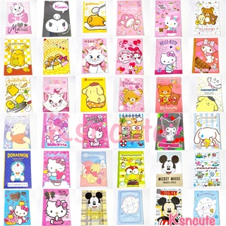 สมุดปกอ่อนลายลิขสิทธิ์ sanrio/disney  (B5) 18.7*26 เล่มใหญ่ สมุดโน๊ต