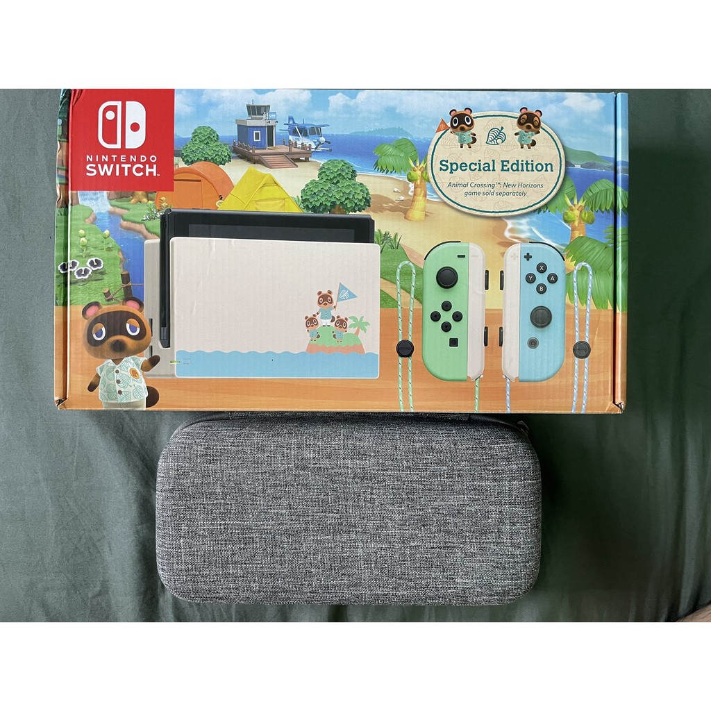 [มือสอง] เครื่องเกมส์ Nintendo Switch Animal Crossing ประกัน 04/65