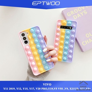 เคสโทรศัพท์มือถือซิลิโคนกันกระแทกสําหรับ Vivo Y20 Y20I Y12S Y30 Y30I Y11 2019 Y12 Y15 Y17 Y19 V20 Pro V5 V5S Y67 V9 V5 Plus X21Ud X21 Pop It Fidget Msxf-01