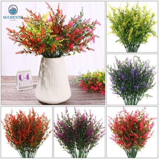 SUCHEN Table Decoration Artificial Flowers Party accessories Fake Flower Simulation Lavender Beautiful DIY Indoor Outdoor Wedding Supplies Home Ornament Imitation plants