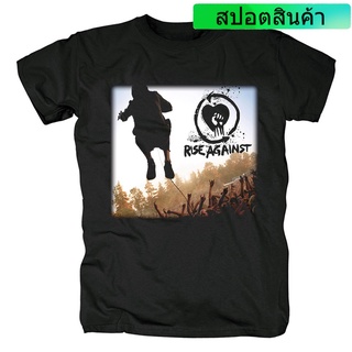 Chicago Rise Against Hardcore เสื้อยืดแขนสั้นสไตล์พังก์ร็อค