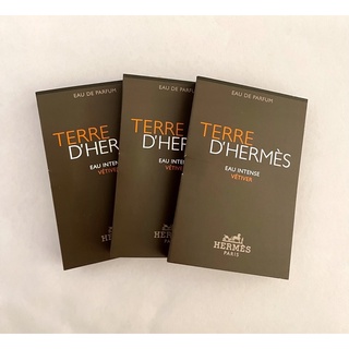 (น้ำหอม vial แท้ 2 ml.) HERMÈS Terre dHermès Eau Intense Vétiver Eau de Parfum