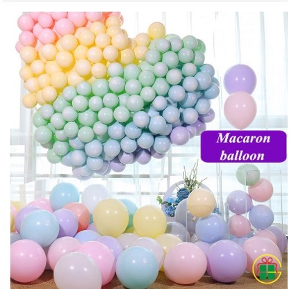 20 pcs Macaron bolon bolon bolon บอลลูน 10 นิ้ว Matte Latex Creative Wedding Dropship
