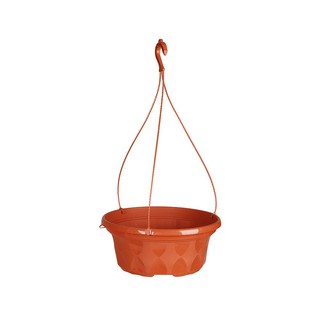 กระถางพลาสติก BABA 310 สี COTTA  PLASTIC PLANT POT BABA 310+HANGER COTTA