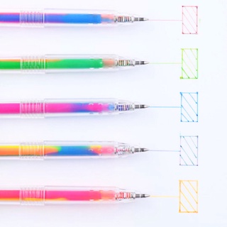 NARITA Color Gel Pen ปากกาเจลสี รุ่น 105CH Rainbow สีสายรุ้งสวยสดใส ลุ้นกับสีออกมาแต่ละรอบไม่ซ้ำกัน เครื่องเขียนน่ารัก