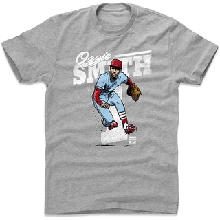 tshirtเสื้อยืดคอกลมฤดูร้อนเสื้อเชิ้ต Ozzie Smith ระดับ 500 - สไตล์วินเทจ Louis เสื้อเบสบอล สไตล์เรโทร สําหรับผู้ชายSto4X