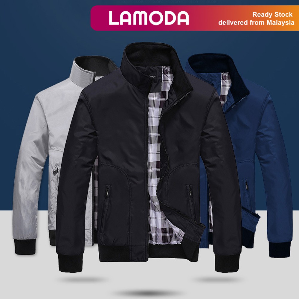 [M-4XL][Lamoda] Johnny เสื้อแจ็กเก็ตลําลอง คุณภาพดี แฟชั่นสําหรับผู้ชาย