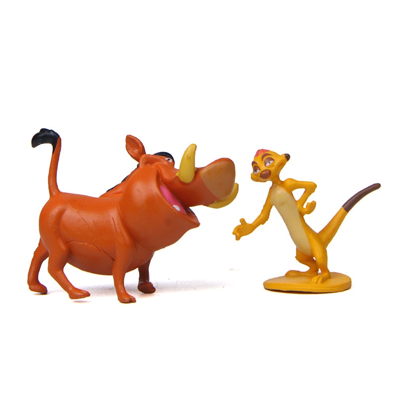 12 ชิ้น/เซ็ต Disney ภาพยนตร์ Lion King Simba Nala Pumbaa Timon Mufasa Timon แผลเป็น Zazu อะนิเมะ Action Figures ตุ๊กตาของเล่นเด็กของขวัญวันเกิด