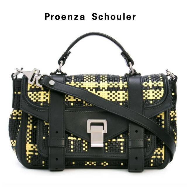 [เก็บ code ลดเพิ่ม 1000 บาท] กระเป๋า Proenza Schouler PS1+ Tiny (Black/Butter Toast)**ของเเท้