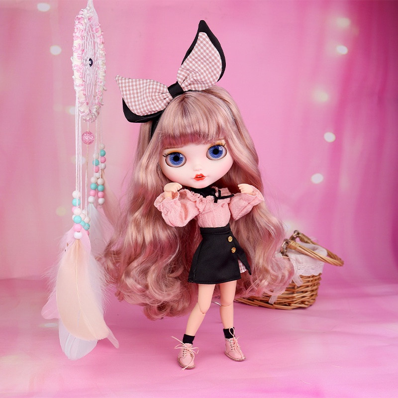 เสื้อผ้าคอสเพลย์หูกระต่ายสําหรับ 1/6 Bjd Azone Icy
