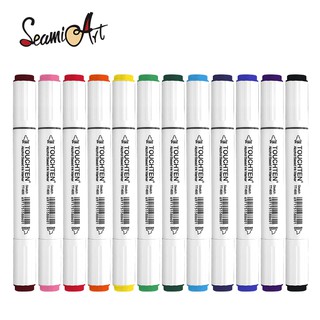 SeamiArt touchten ปากกามาร์กเกอร์ 12/24 สี