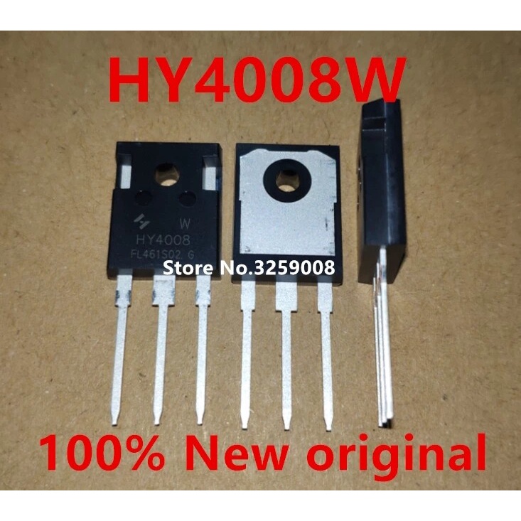 5pcs ใหม่ HY4008 MOSFET HY4008W 200A80V HY4008 TO-247 ทรานซิสเตอร์jiashop