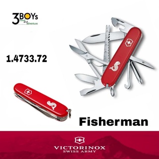 Victorinox รุ่นFisherman มีดพกสวิส 18 ฟังก์ชั่น มีกรรไกรและที่ขูดเกล็ดปลาพร้อมตัวแยกตะขอ เหมาะกับผู้ที่ชอบการตกปลา