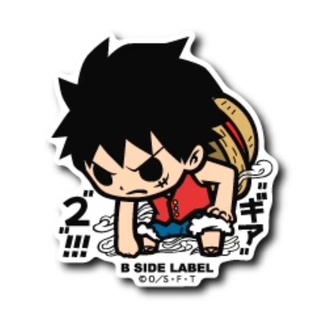 [Direct from Japan] B - SIDE LABEL Sticker ONEPIECE One Piece Luffy " Gear 2 " !!! Japan NEW