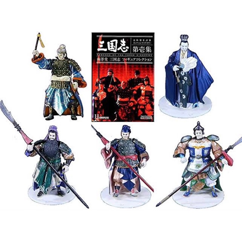 ฟิกเกอร์ สามก๊ก Kihachiro Kawamoto Romance of the Three Kingdoms Figure Collection vol. 1 (Set of 5)