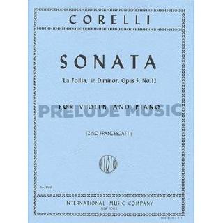 (โค้ดINCSM2Lลด70฿) Corelli, A: Sonata La Follia op.5/12 (IMC2789)