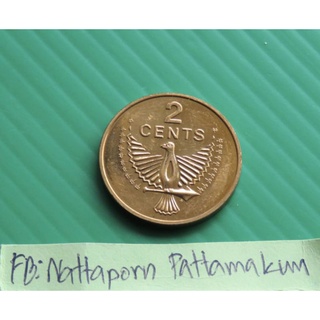 1979 Solomon Islands   2 Cents - หมู​เกาะ​โซโลมอน​ควีน​อลิ​ซาเบธ​และ​นก​อินทรี​ 2 เซ็น​ส์​เนื้อบรอนซ์​ 21.59 mm