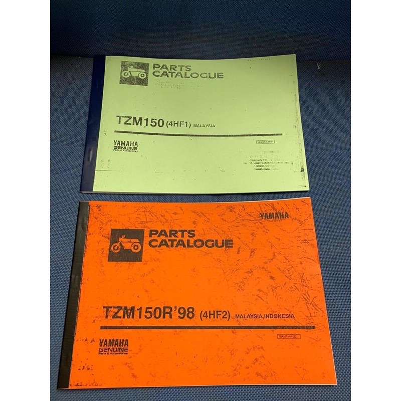 Yamaha TZM150 / TZM150R 98 อะไหล่แคตตาล็อก / Buku Part Katalog TZM (Photostat)