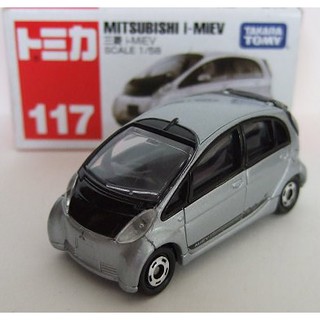 รถเหล็ก โมเดลรถ Tomica No.117 Mitsubishi i-miev