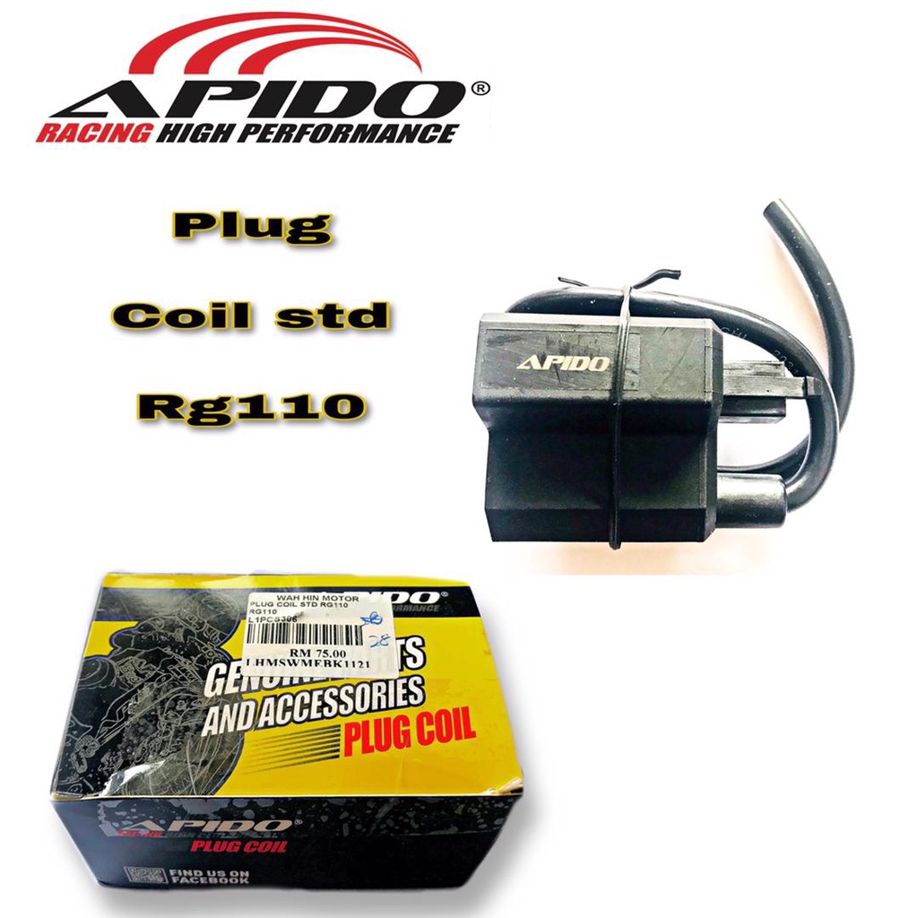 APIDO SUZUKI RG RG110 IGNITION COIL PLUG COIL STANDARD APIDO RACING