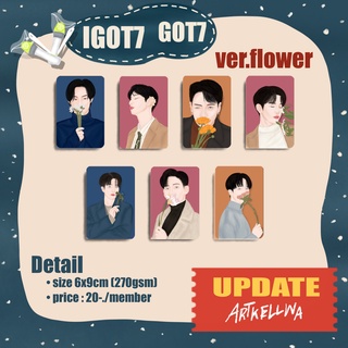 artkellwa Photocard Got7 flower