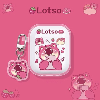 🔥ส่งจากไท🔥หมี Lotso โปร่งใส ส่งจี้เดียวกัน เคส สำหรับ Airpods 3 pro case เคสแอร์พอร์ต gen2 gen3 2021 สำหรับ AirPod 1 2