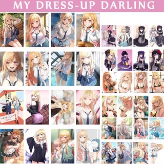 โปสเตอร์ภาพวาด ลายการ์ตูนอนิเมะ My Dress-up Darling Kitagawa Marin สําหรับตกแต่งผนังบ้าน ห้องนอน