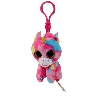 TY ตุ๊กตา ทีวาย Beanie Boos FANTASIA - multicolor unicorn clip