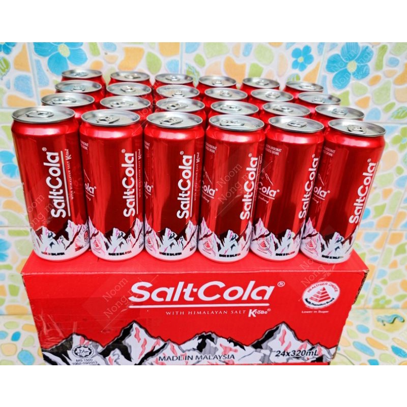 Salt-colaโค้กผสมเกลือหิมาลายันEXP:6/5/26 ยกลัง24กระป๋อง