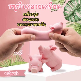 🐷หมูยืด คลายเครียด ผ่อนคลายอารมณ์ น้องน่าร๊ากกกกกกกกกกก✨