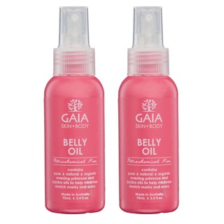 GAIA น้ำมันลดรอยแตกลาย สำหรับสตรีมีครรภ์ ไกอา สกิน แอนด์ บอดี้ เบลลี่ ออยล์ สูตรน้ำมันโรสฮิปออร์แกนิก และน้ำมันอีฟนิ่ง 2