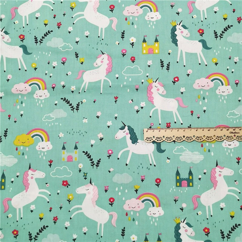 ผ้าคอตตอน 100% ทอทวิล ผ้าเมตร พิมพ์ลายดอกไม้ หน้ากว้าง 160 เซนติเมตร หรือ 63นิ้ว