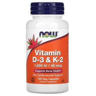 Now Foods, Vitamin D-3 &amp; K-2