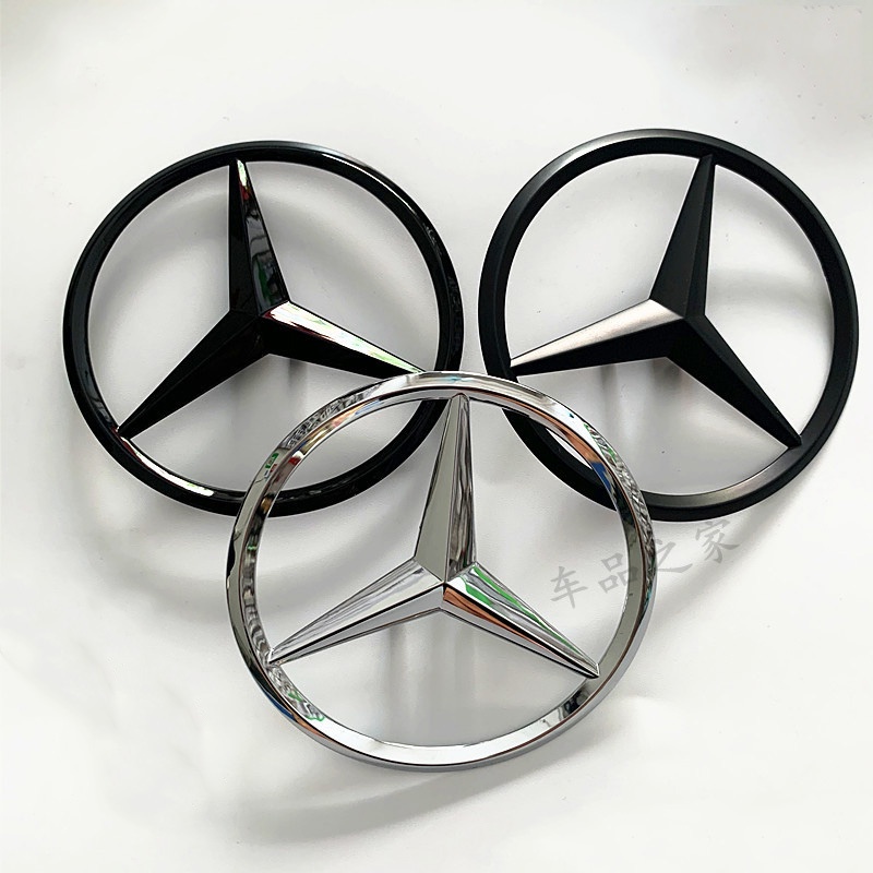 สติ๊กเกอร์ 3M 90 มม. สําหรับโลโก้ป้าย Mercedes-Benz Chrome Star