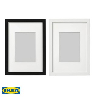 IKEA กรอบรูป RIBBA 21x30 ซม. (ขาว/ดำ)