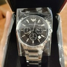 reviewEMPORIO ARMANI นาฬิกาข้อมือผู้ชาย รุ่น AR2434 Classic Chronograph Black Dial SteelSilver comment 5