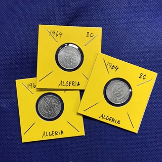 Special Lot No.60208 ปี1964 ALGERIA 2 CENTIMES เหรียญสะสม เหรียญต่างประเทศ เหรียญเก่า หายาก ราคาถูก