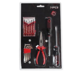 Hand tools ชุดเครื่องมือ ชุดเคื่องมือซ่อม อุปกรณ์ช่าง 5 ชุด 14 ชิ้น