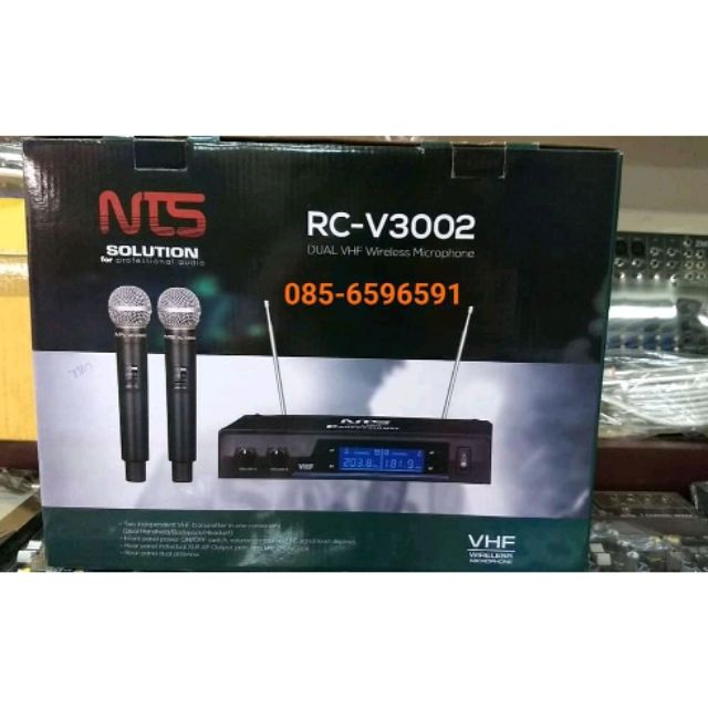 ไมค์ลอยครอบหัว NTS RC-V3002 ใช้ถ่านAA