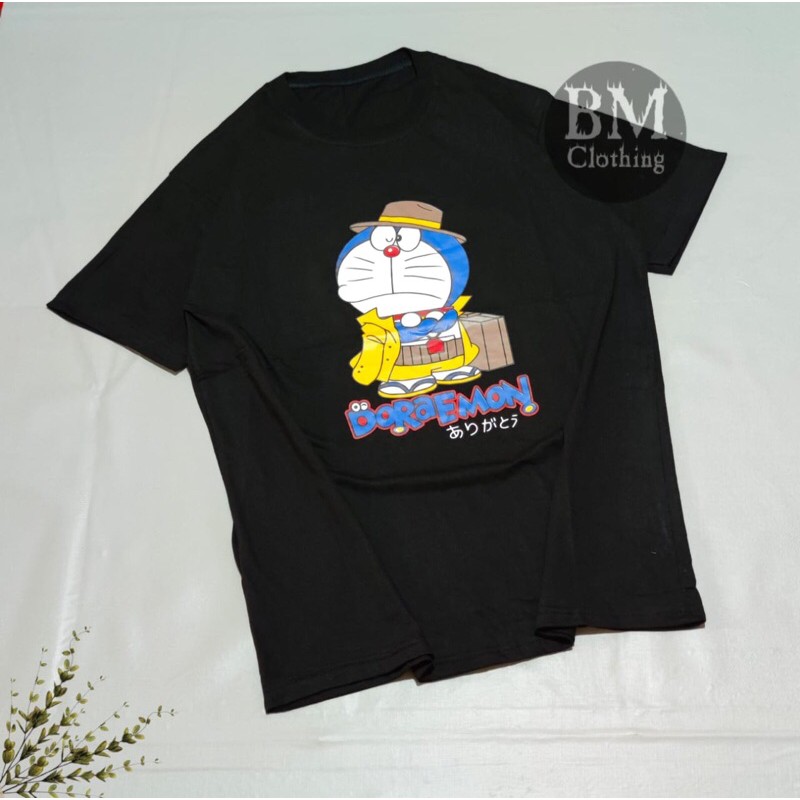 B115/เสื้อยืด Distro ดั้งเดิม / D0raem0n Detective เสื้อยืด / เสื้อยืด Distro สําหรับผู้ชาย