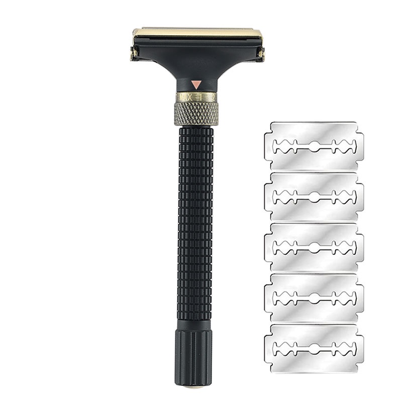 YINTAL Adjustable Butterfly Open Double Edge Safety Razor 3 Colors