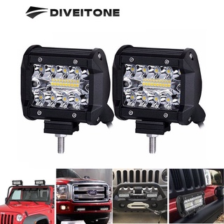 DIVEITONE ไฟ Led สปอร์ตไลท์ 60W 12V 24V สำหรับมอเตอร์ไซต์ รถยนต์ ไฟสปอตไลท์ led สปอร์ตไลท์