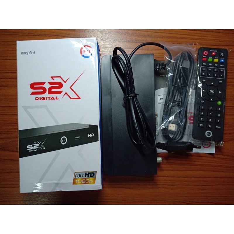 กล่องรับสัญญาณทีวีTVจานดาวเทียม มือสองไม่เคยใช้สั่งมาผิด PSI S2X