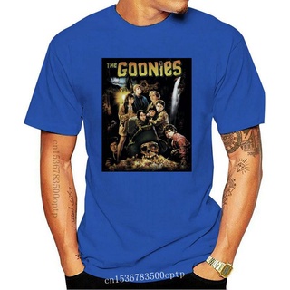 เสื้อยืดผ้าฝ้าย พิมพ์ลาย The Goonies สไตล์วินเทจย้อนยุค 24MKbgod11