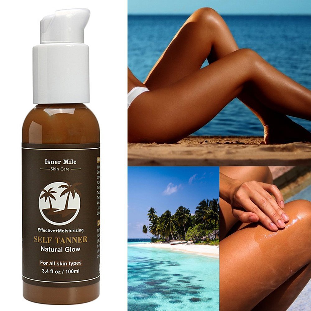 100ml Self Tanner Organic Natural Bronzing Sunless Tanning Body Lotion