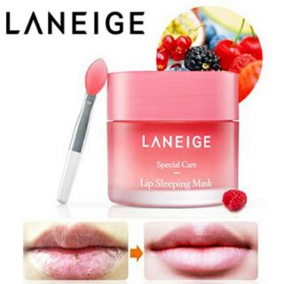 ของแท้!  Exp.2026 Laneige Lip Sleeping Mask  มาส์กปากอมชมพู ปากนุ่ม